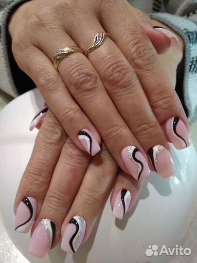 Маникюр, педикюр, гель лак, наращивание, дизайн