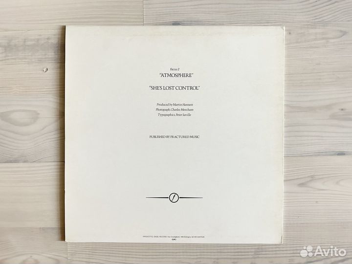 Винил Joy Division – Atmosphere (12