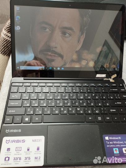 Ноутбук на запчасти