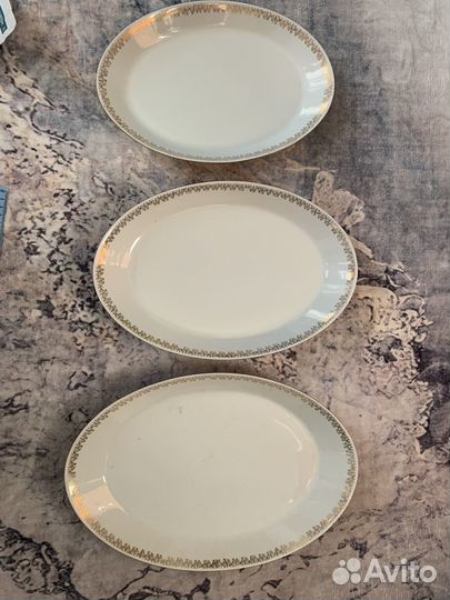 Овальные блюда для сервировки стола