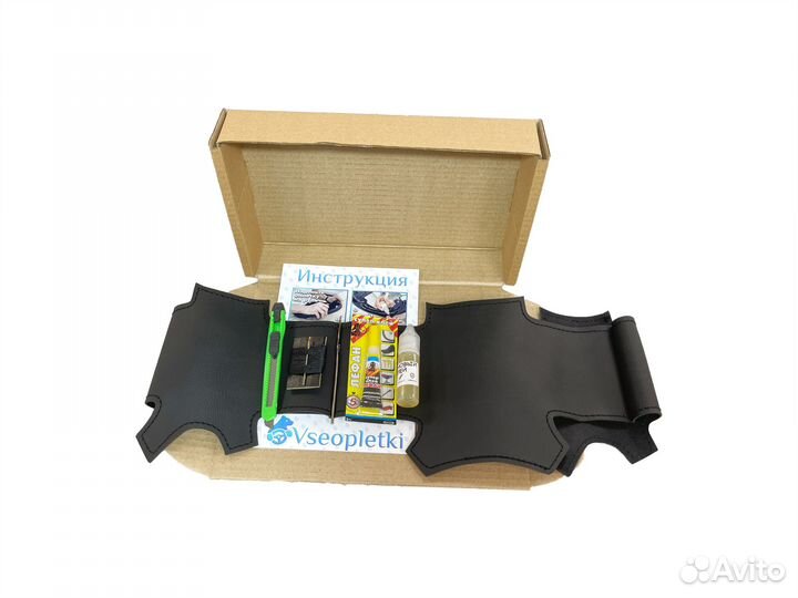 Оплетка на руль Mazda 3-BK для замены штатной