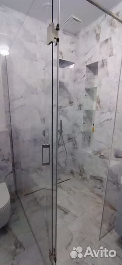 Душевая перегородка из закаленного стекла