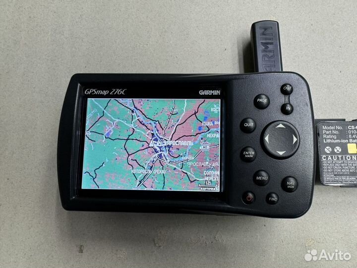 Навигатор Garmin 276С,dataкарт 128 мГб, 2 аккум