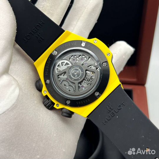 Часы Hublot yellow steel