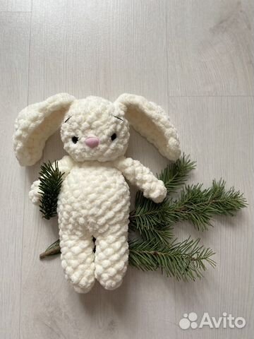 Мягкая игрушка ручной работы Заяц