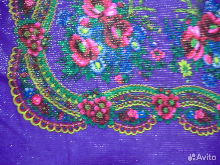 Платки.ссср -винтаж 3 штуки -люрекс