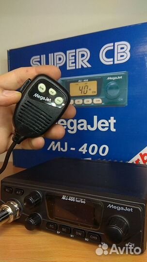 Megajet MJ-400 Turbo автомобильная радиостанция