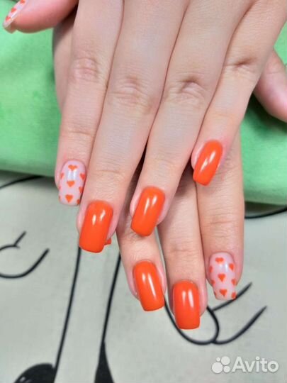 Маникюр, Гель лак, наращивание, укрепление