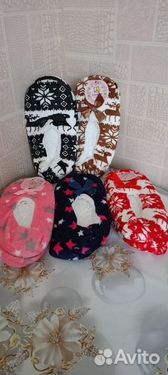 Женские домашние тапочки