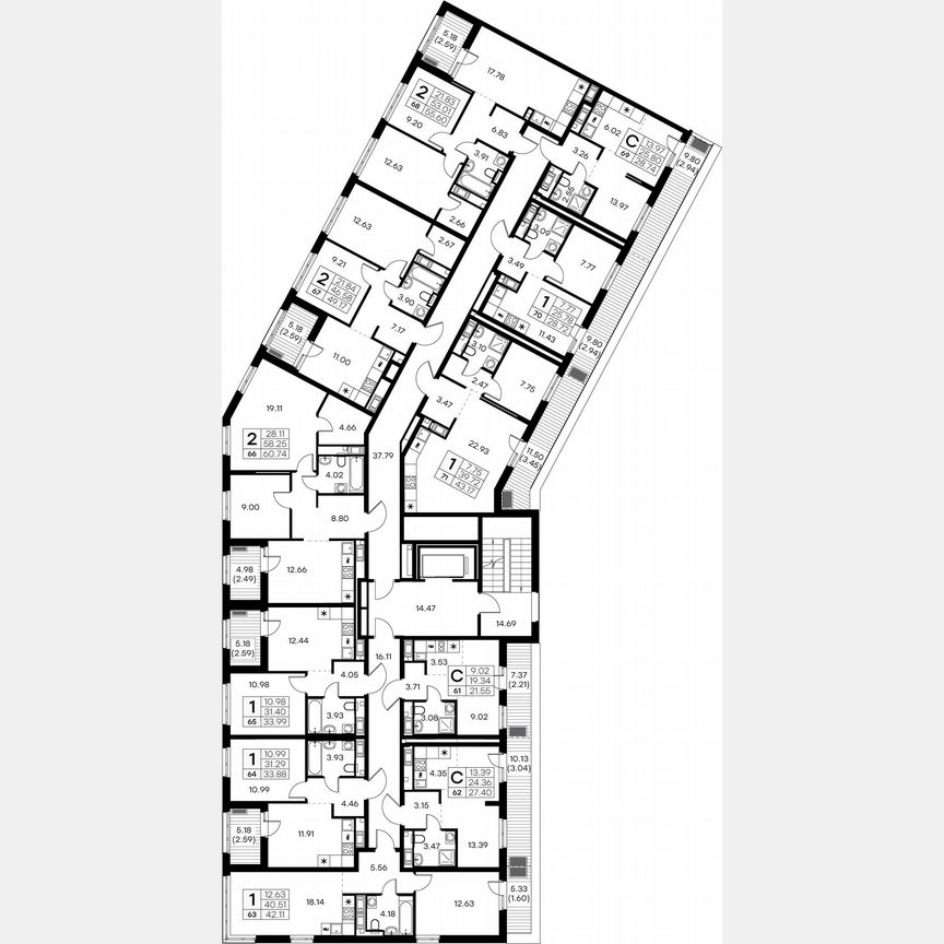 Квартира-студия, 29,3 м², 8/9 эт.