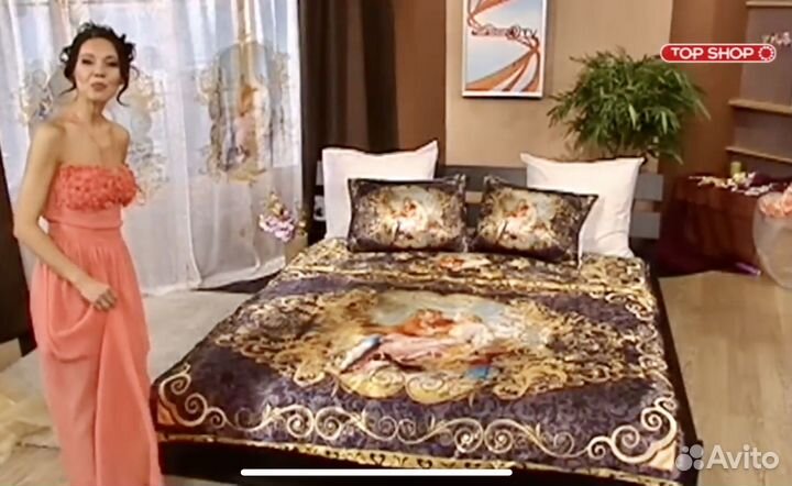 Постельное бельё искусственный шёлк 1,5 сп