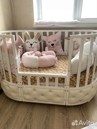 Детская кроватка трансформер 6в1