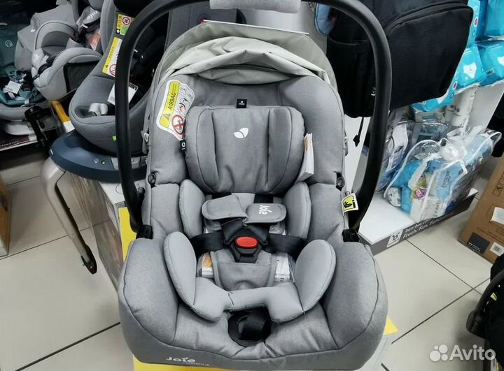 Автолюлька Joie i-Gemm, Gray Flannel, 0-13 кг