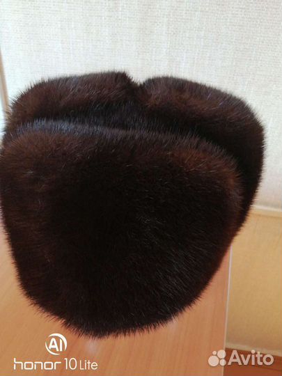 Норковая шапка мужская 56 58