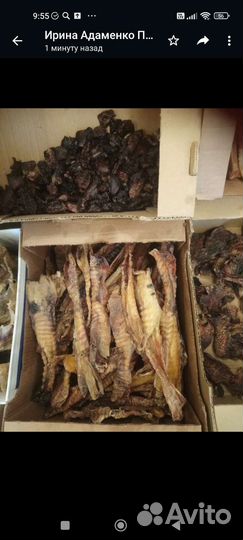 Сушёные лакомства для собак