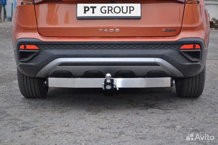 Фаркоп volkswagen Taos 2021- съемный квадрат (накл