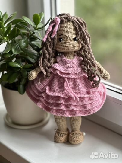 Вязаная куколка Долли, hand made