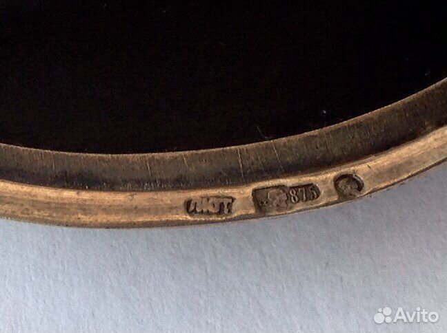 Старинная брошь серебро