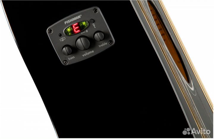 Гитара Fender CD-60SCE Dread Black WN