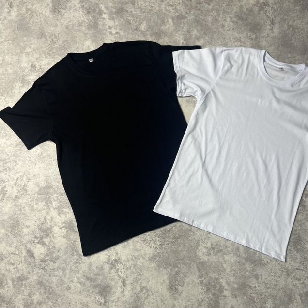Футболка белая базовая slim fit zara type