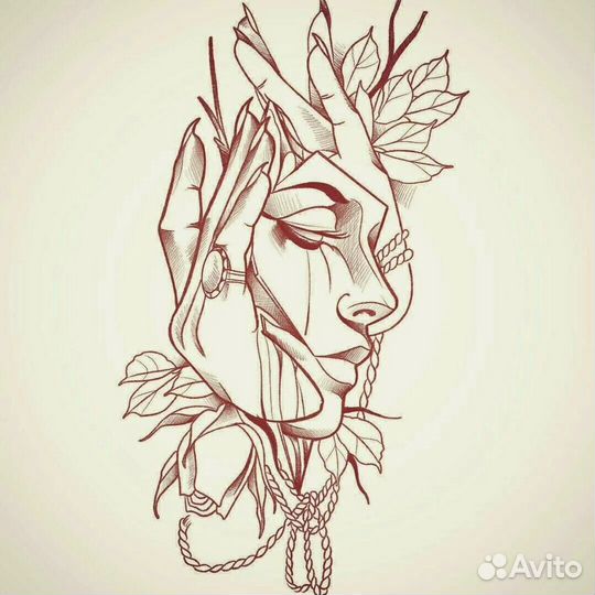 Модель на татуировку