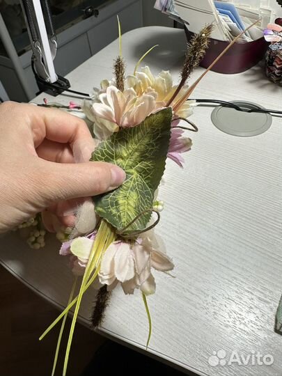 Венок на голову из цветов