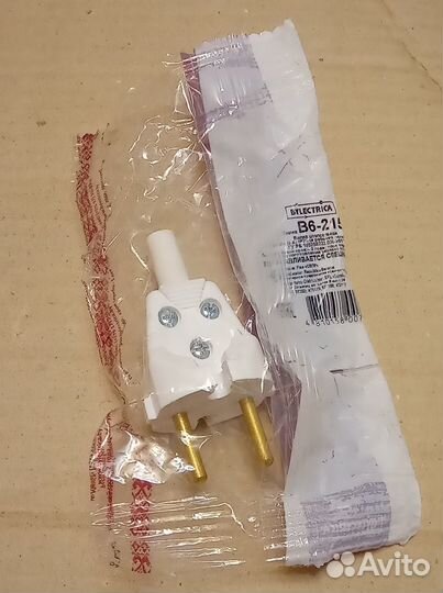 Вилка штепсельная Bylectrica универсальная В6-215