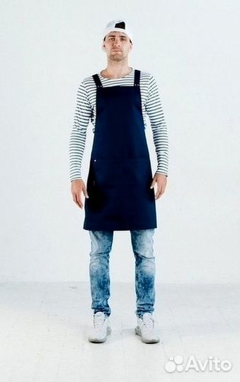 Чёрный китель поварской женский