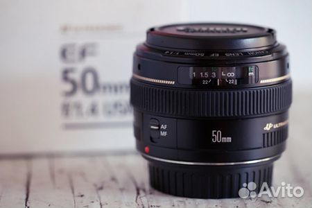 Объектив canon 50mm 1 4