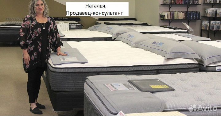 Матрас топпер Sleeptek Latex 2 90х190 см