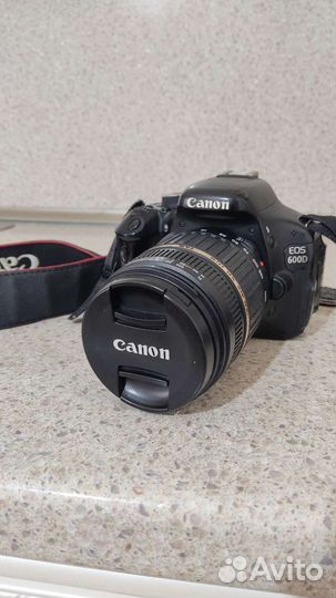Зеркальный фотоаппарат canon 600D