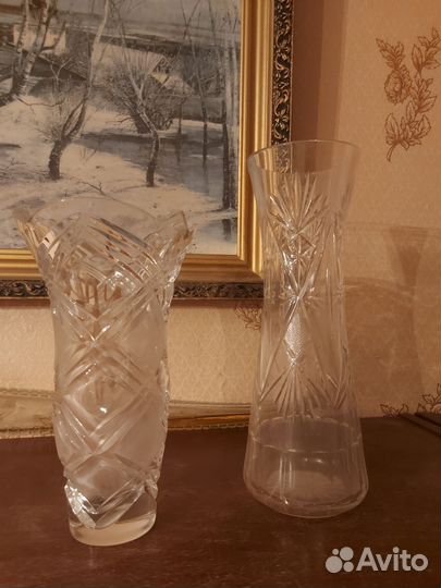 Ваза хрустальная СССР