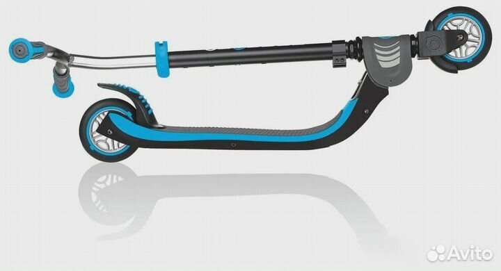 Самокат globber Flow 125 Foldable (синий)