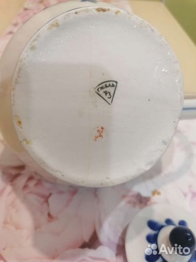 Чайник заварочный СССР фарфор гжель