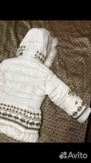 Куртка зимняя для девочки на рост 110