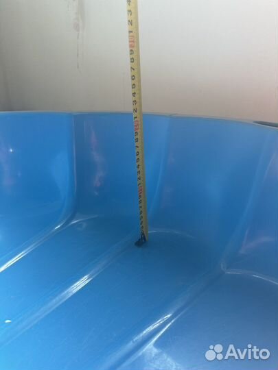 Песочница 2 шт. пластик с крышкой