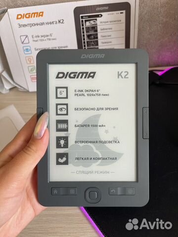 Новая электронная книга Digma K2 объявление продам