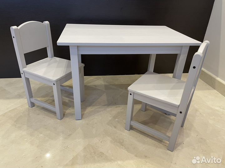 Детский стол со стульями IKEA