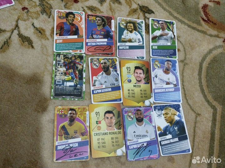 Карточки игровые