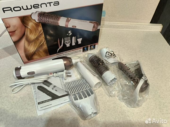 Фен щетка rowenta новая