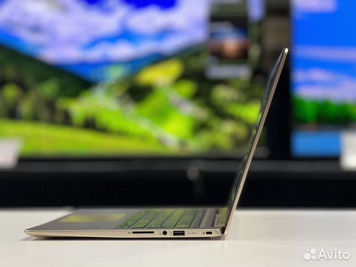 Acer Swift 14 IPS 4 ядра SSD Металлический