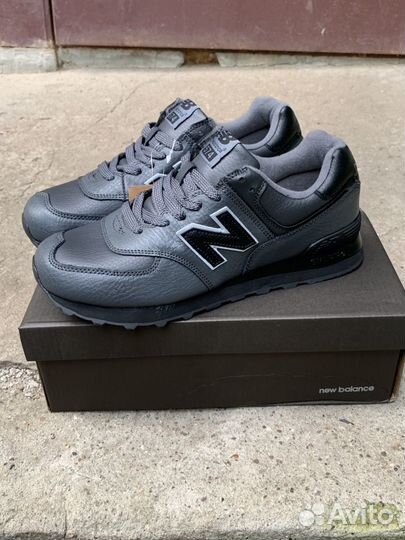 Кроссовки мужские кожаные new balance 574