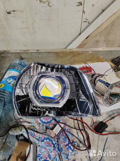 Установка Bi-led линз