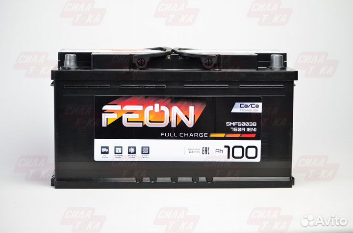 Аккумулятор Feon 100ah 750a (Турция)