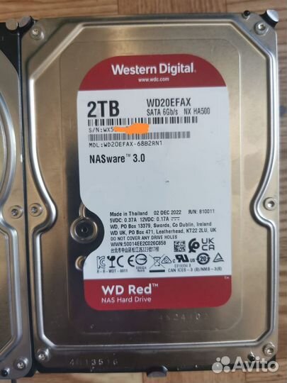 Неисправные жёсткие диски 6tb, 3tb и 2tb