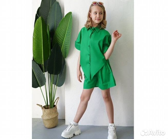 Костюм для девочки летний, р. 158