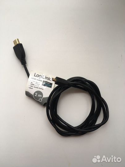 Фирменный hdmi to micro hdmi кабель, LogiLink 2 м