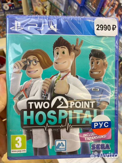 Two Point Hospital диск для PS4 новый