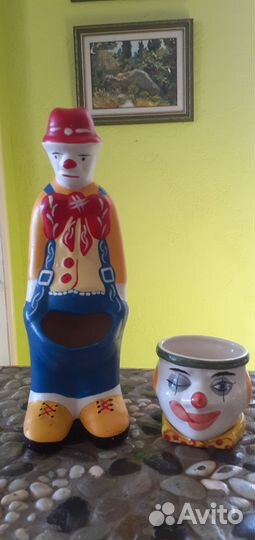 Горшки цветочные для кактусов Клоуны