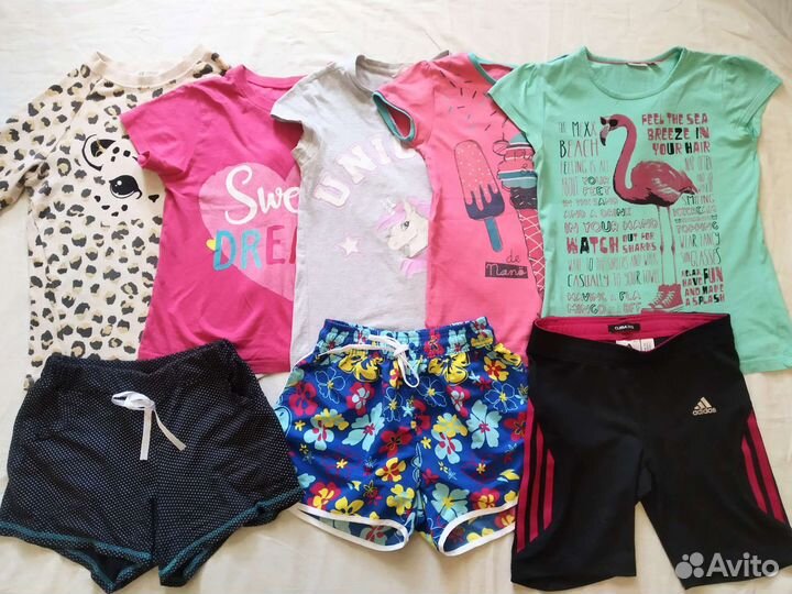 Одежда для девочки пакетом 140 146
